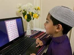 Happy student practicing Tajweed rules